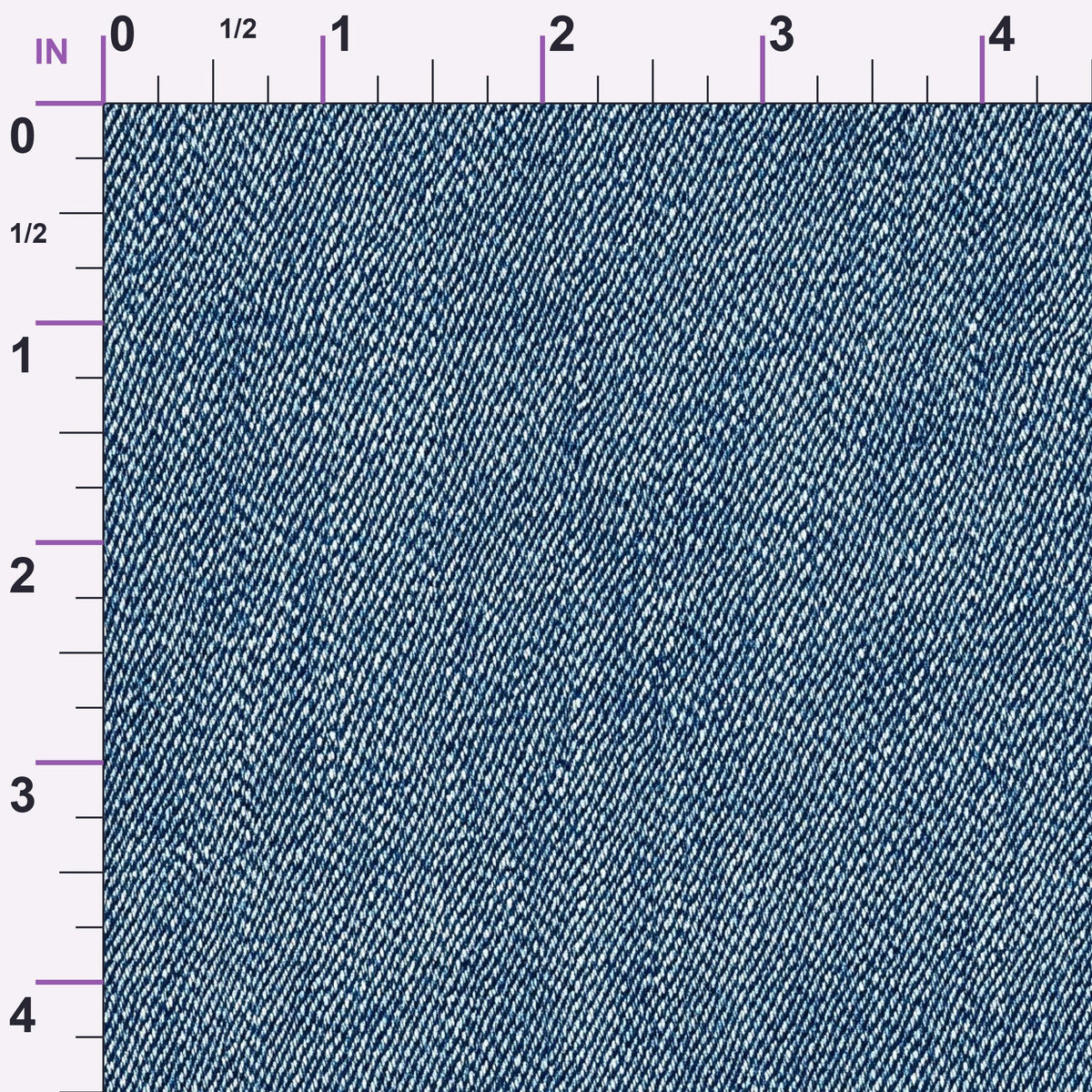 Indigo Twill Pattern 15 Minky Fabric