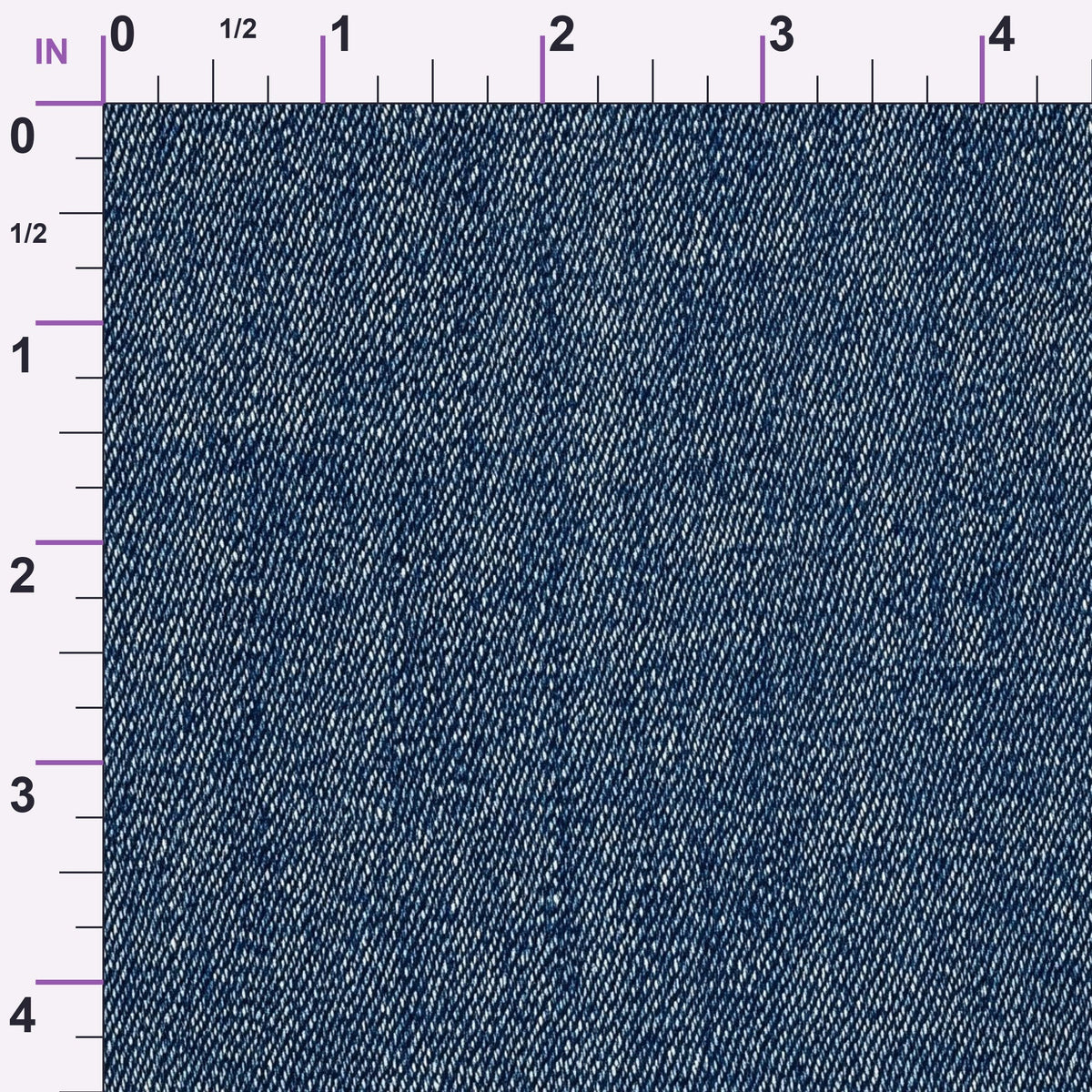 Indigo Twill Pattern 18 Minky Fabric