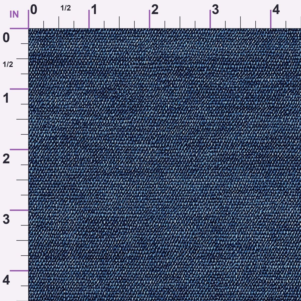 Indigo Twill Pattern 2 Minky Fabric