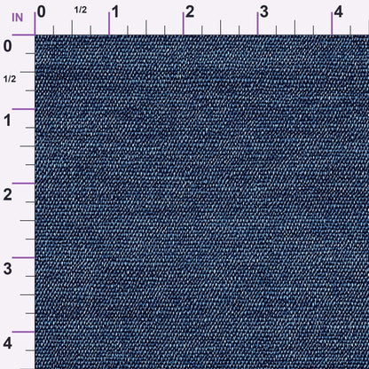 Indigo Twill Pattern 2 Minky Fabric