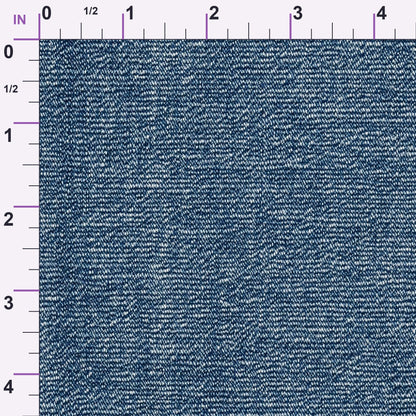 Indigo Twill Pattern 22 Minky Fabric