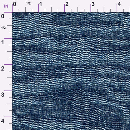 Indigo Twill Pattern 3 Minky Fabric