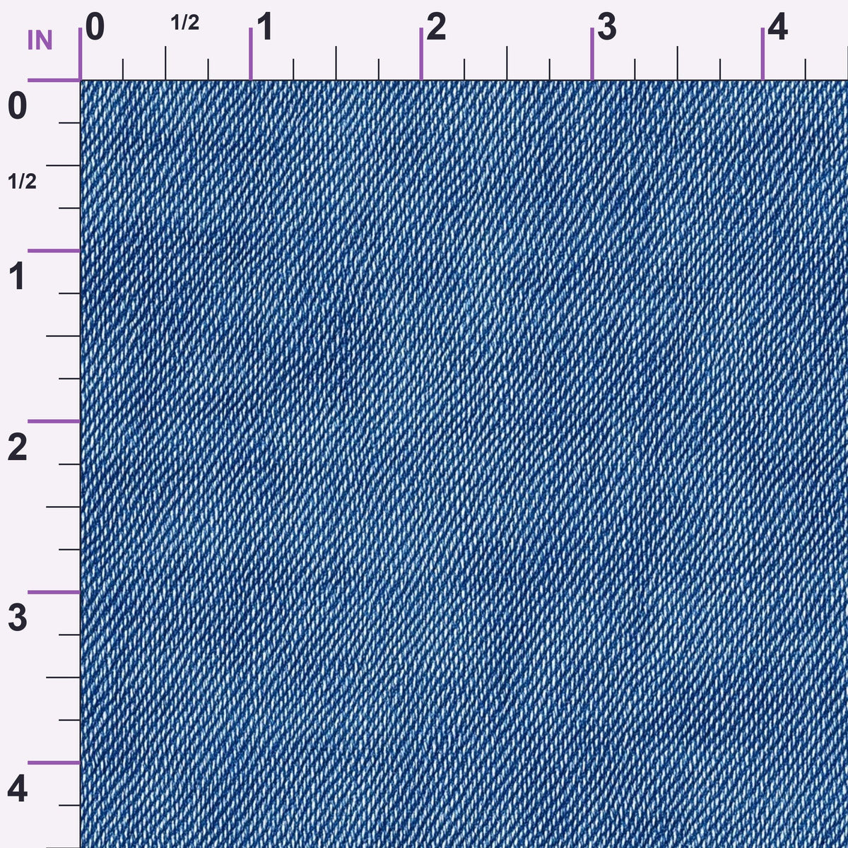 Indigo Twill Pattern 5 Minky Fabric