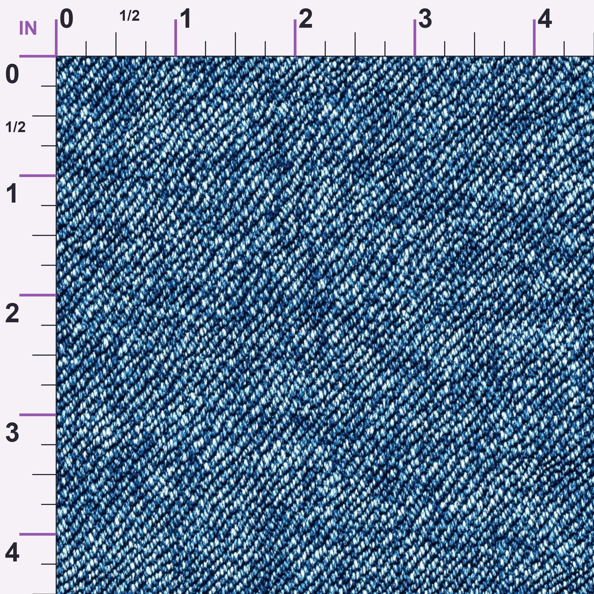 Indigo Twill Pattern 6 Minky Fabric