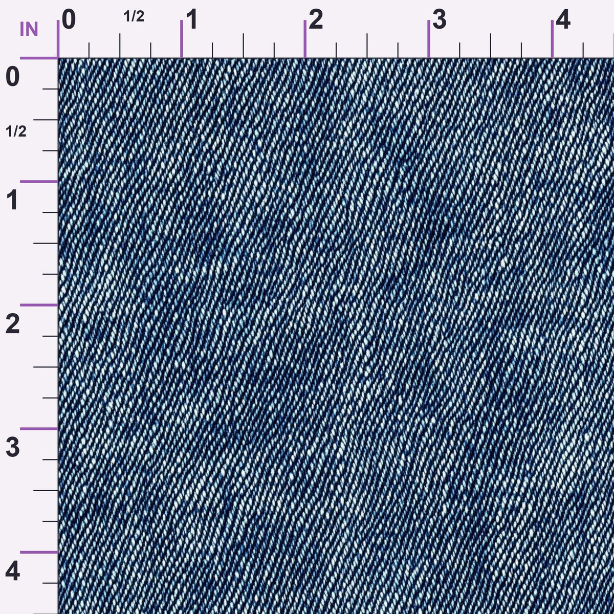Indigo Twill Pattern 9 Minky Fabric