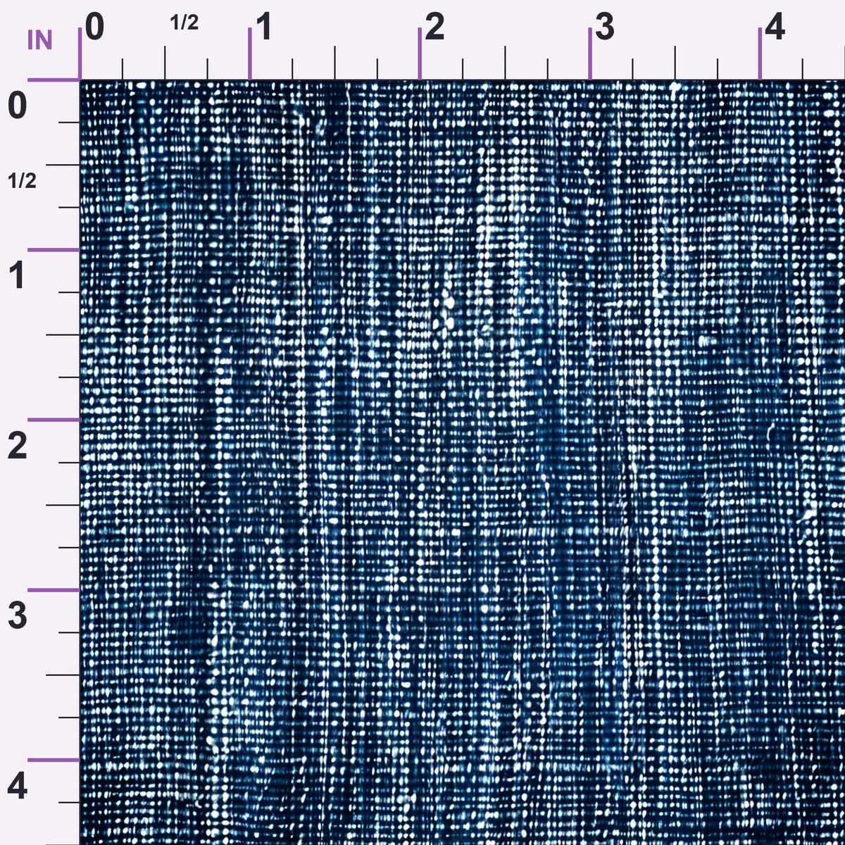 Indigo Weave Pattern 1 Minky Fabric