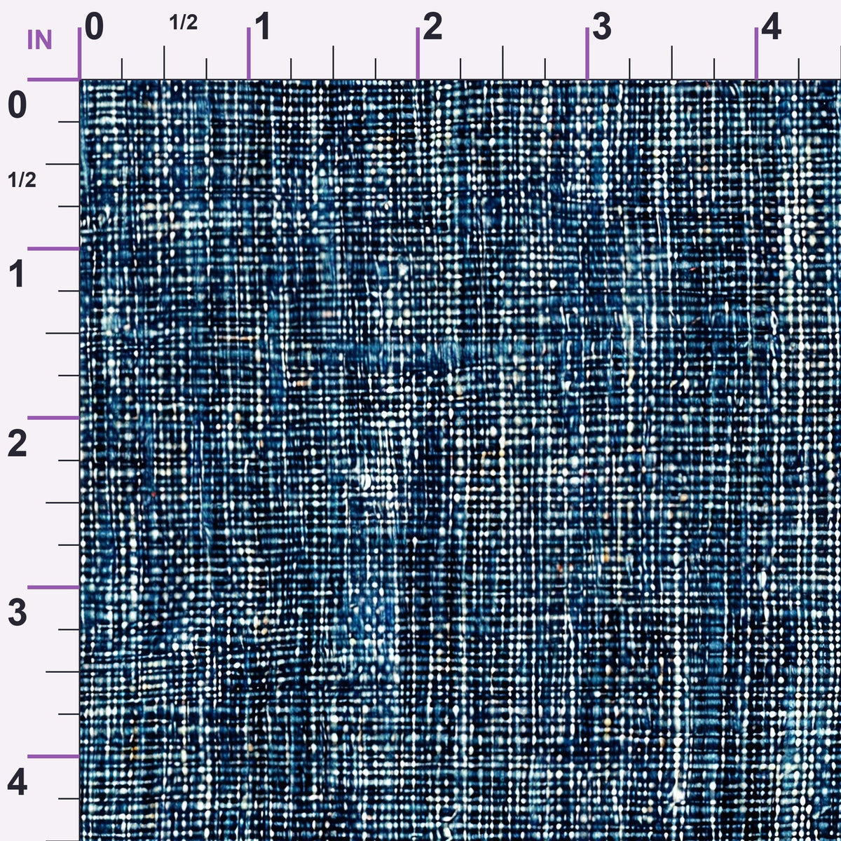 Indigo Weave Pattern 10 Minky Fabric