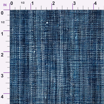 Indigo Weave Pattern 12 Minky Fabric