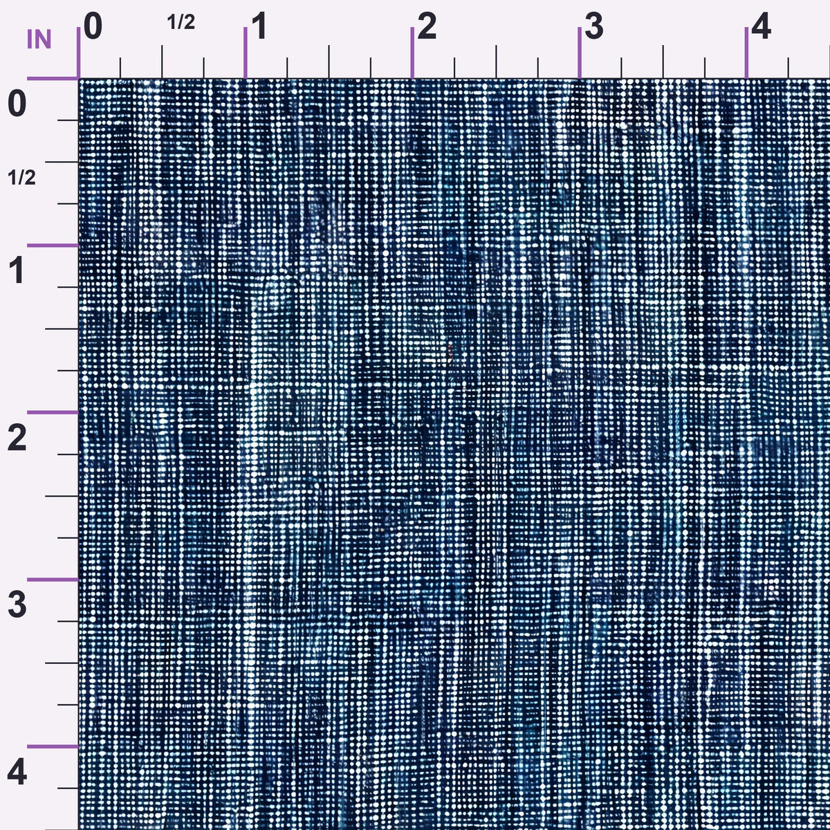 Indigo Weave Pattern 13 Minky Fabric