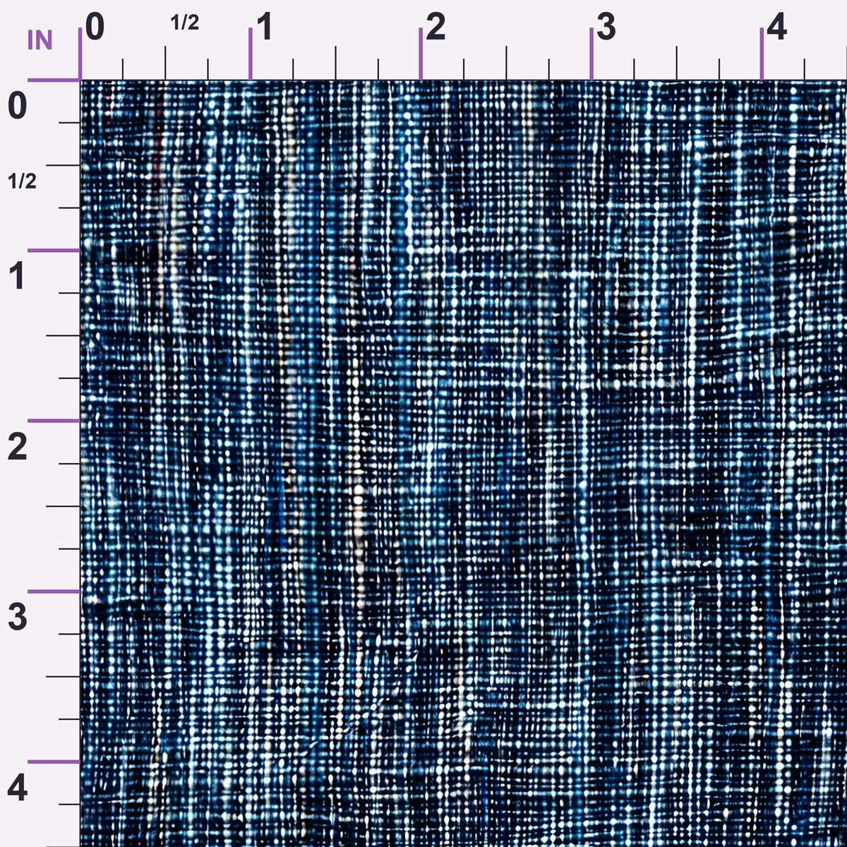 Indigo Weave Pattern 14 Minky Fabric