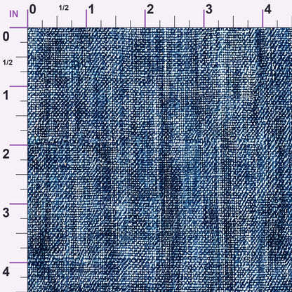 Indigo Weave Pattern 15 Minky Fabric