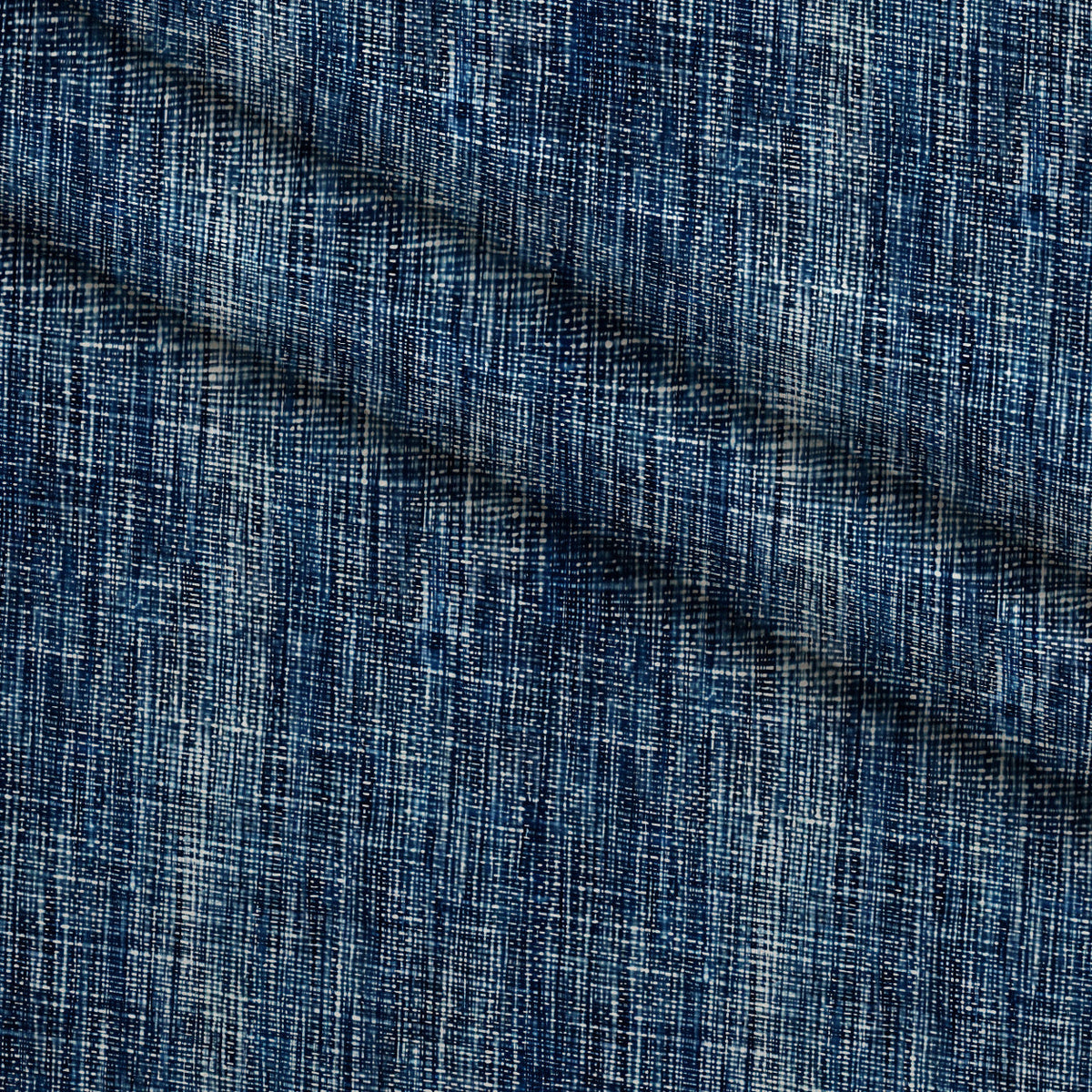 Indigo Weave Pattern 2 Minky Fabric