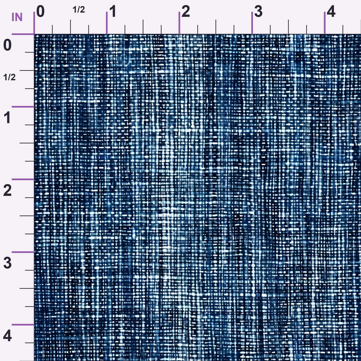 Indigo Weave Pattern 2 Minky Fabric