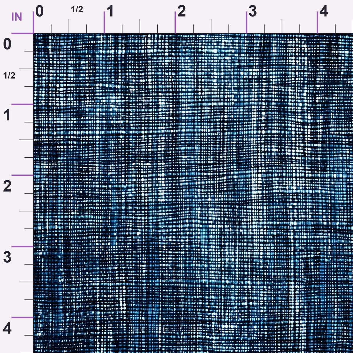Indigo Weave Pattern 3 Minky Fabric