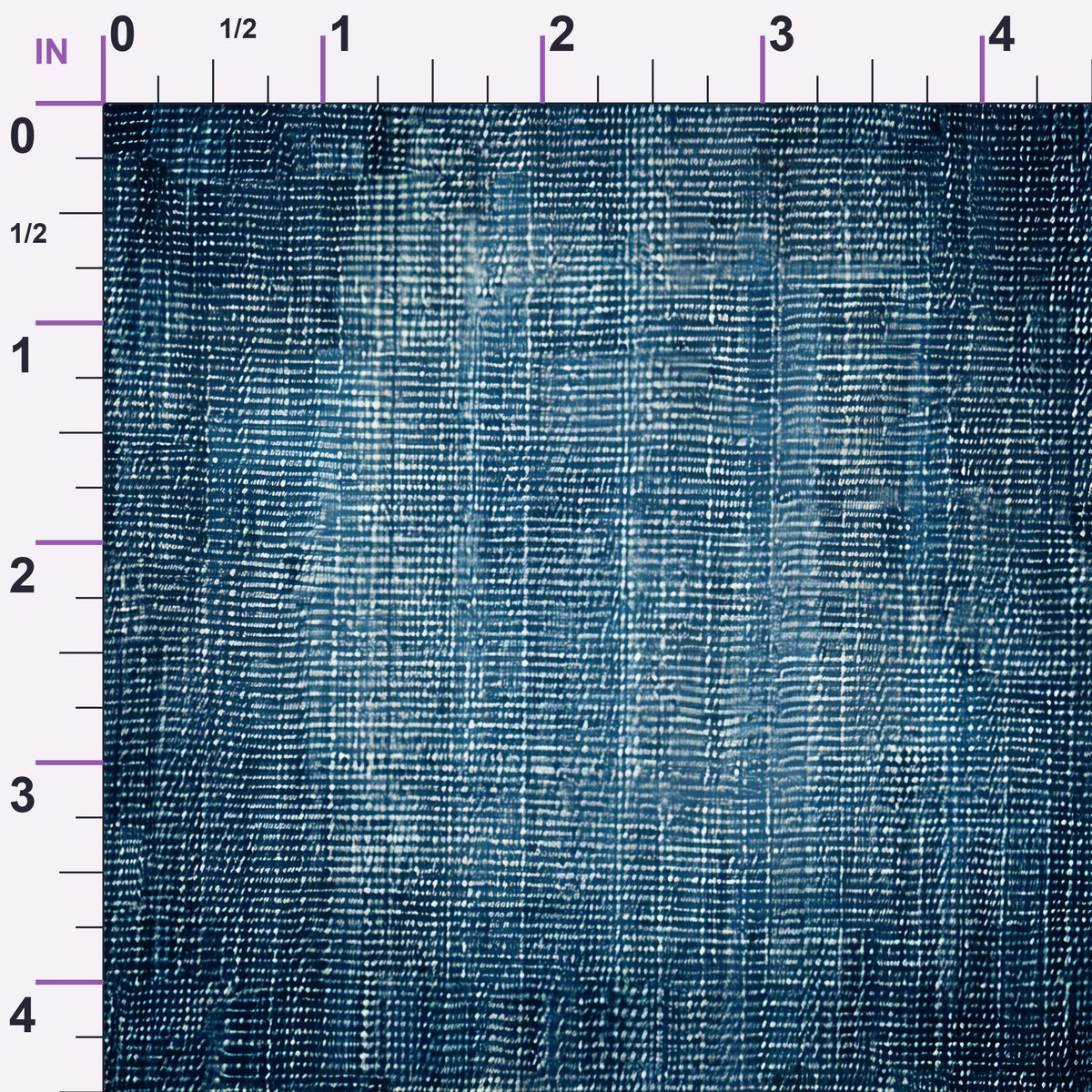 Indigo Weave Pattern 4 Minky Fabric