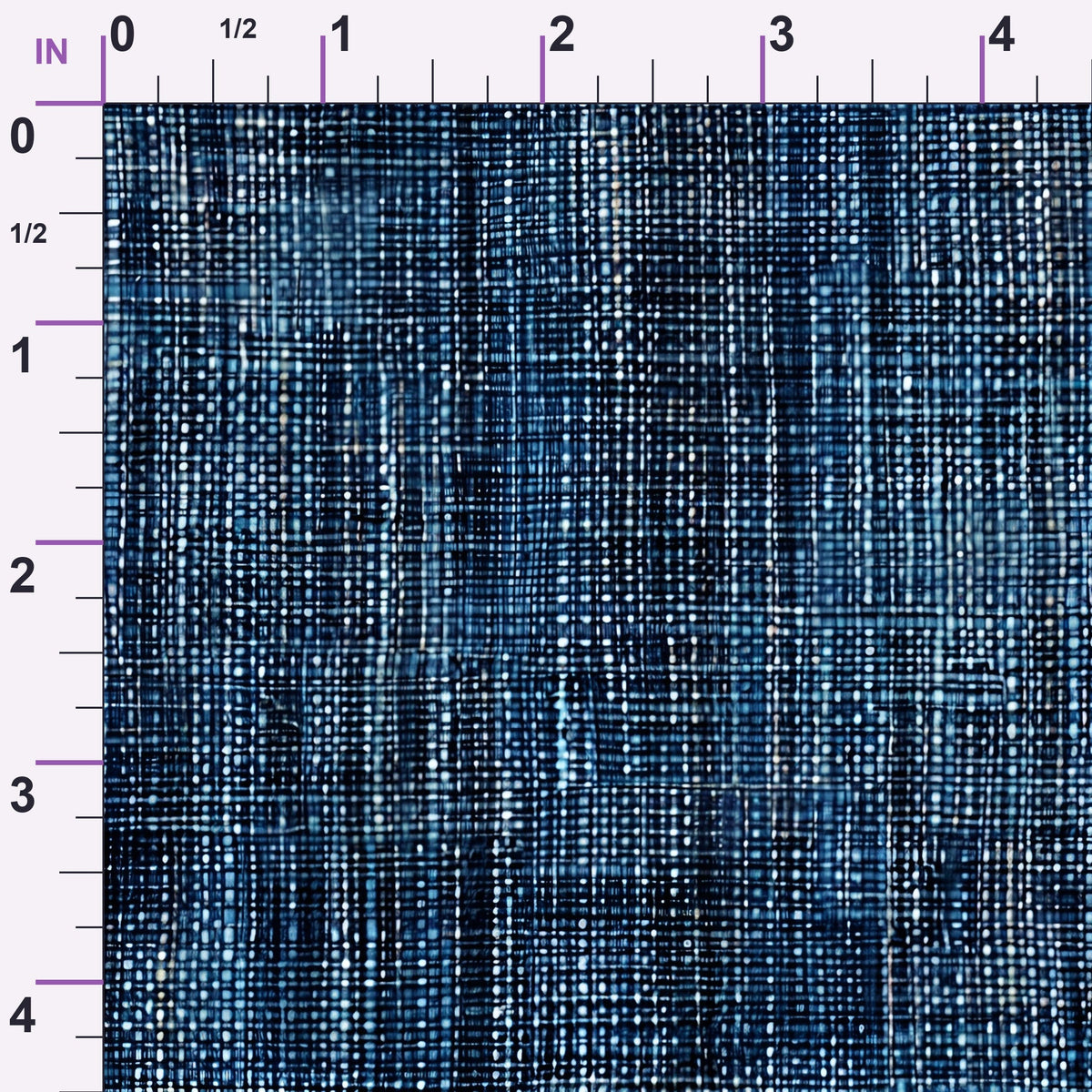 Indigo Weave Pattern 5 Minky Fabric