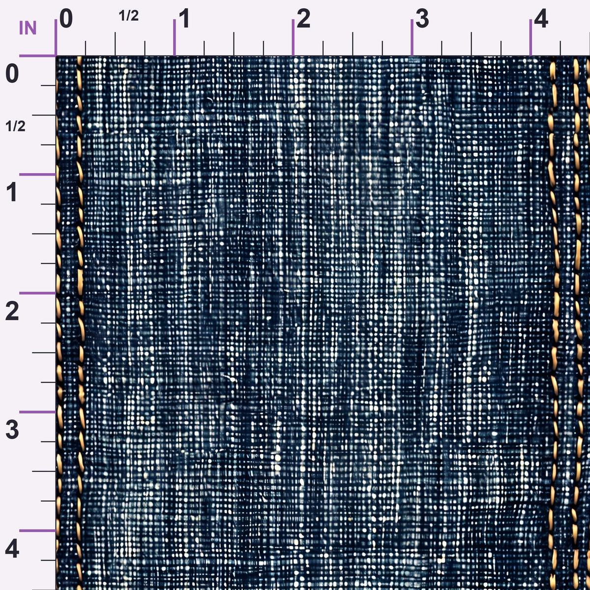 Indigo Weave Pattern 7 Minky Fabric