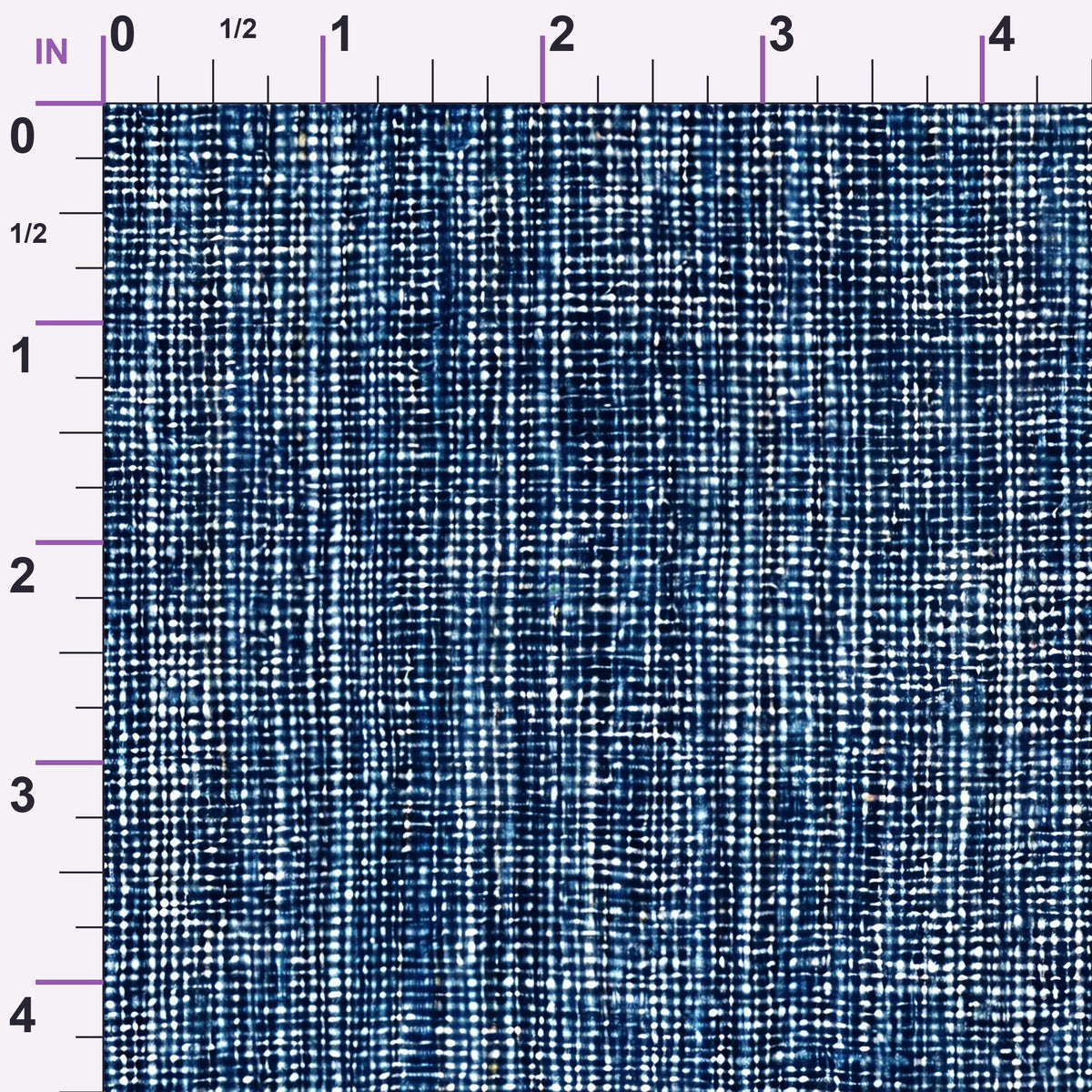 Indigo Weave Pattern 8 Minky Fabric