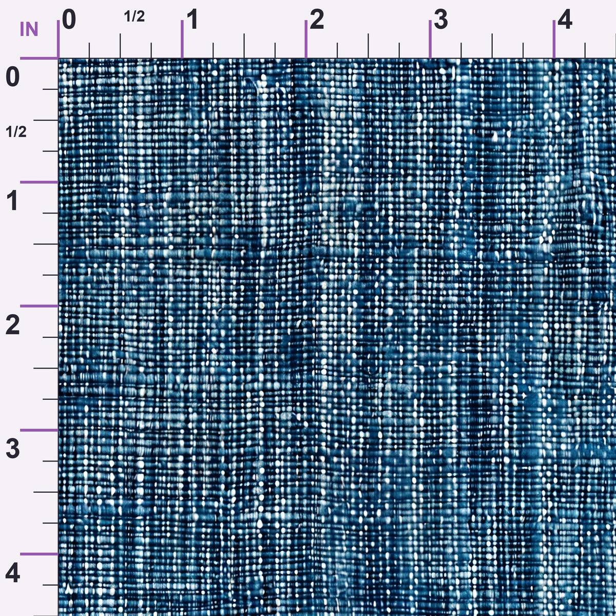 Indigo Weave Pattern 9 Minky Fabric