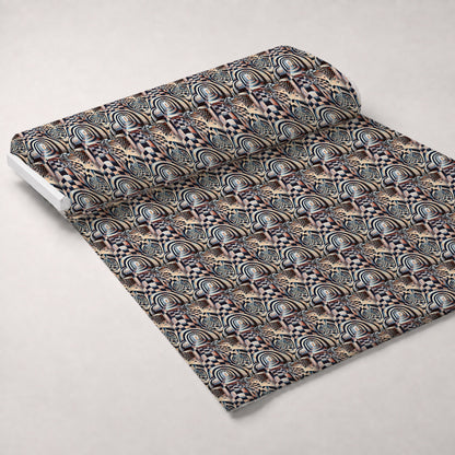 Infinite Corridors Pattern 4 Minky Fabric