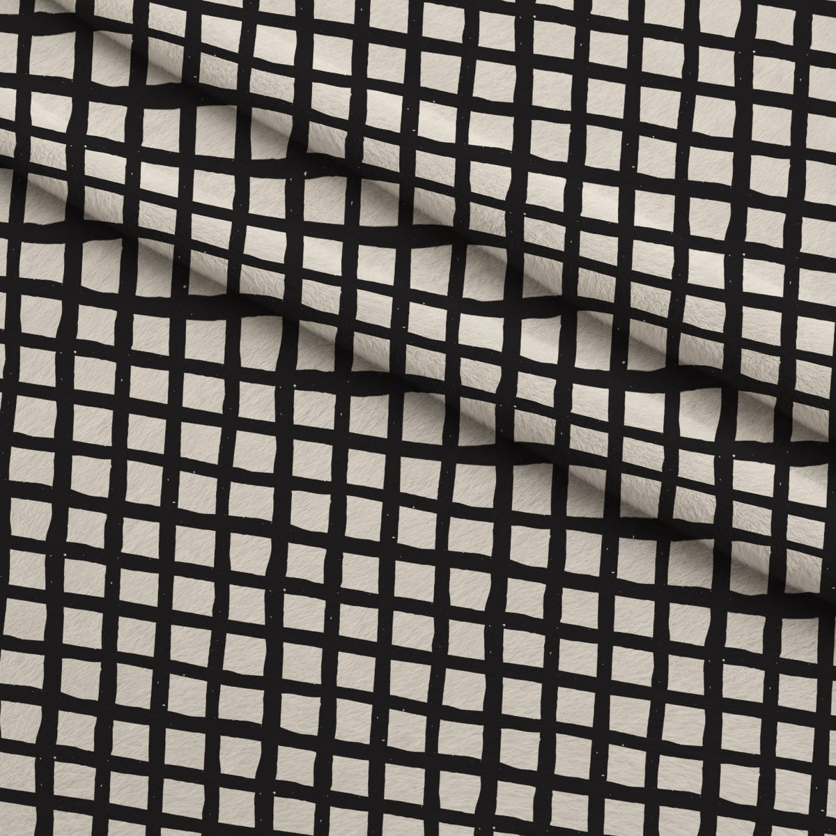 Ink Block Print Pattern 1 Minky Fabric