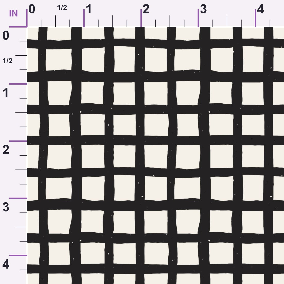Ink Block Print Pattern 1 Minky Fabric