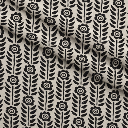 Ink Block Print Pattern 10 Minky Fabric