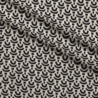 Ink Block Print Pattern 11 Minky Fabric