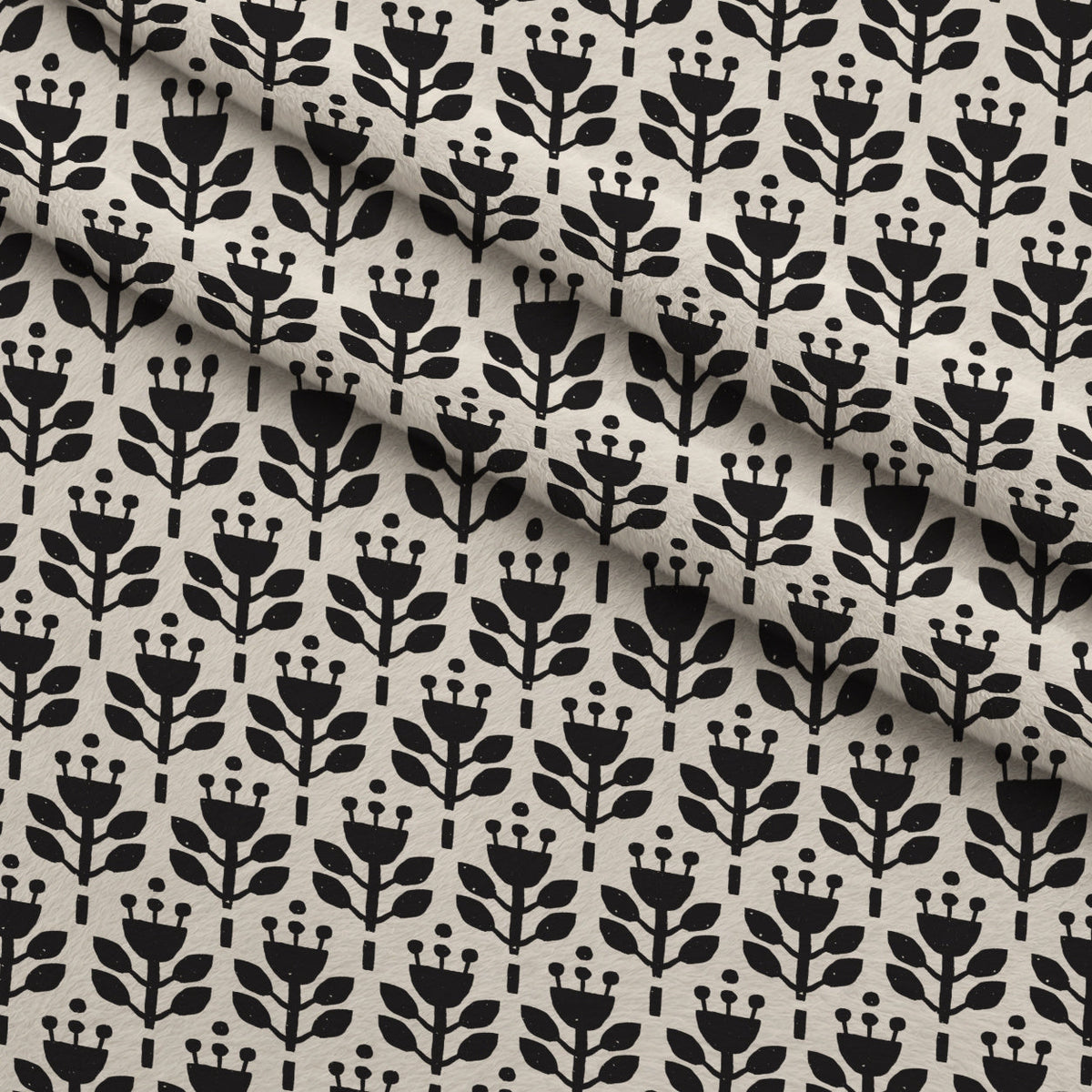 Ink Block Print Pattern 14 Minky Fabric