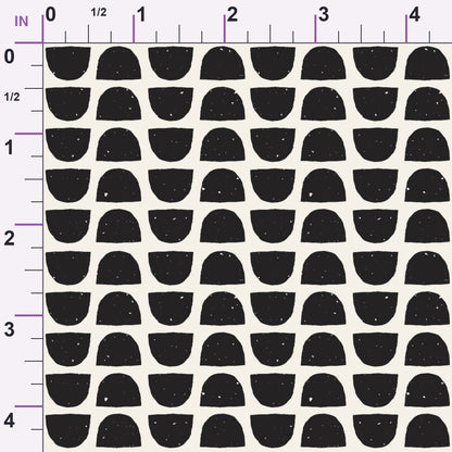 Ink Block Print Pattern 15 Minky Fabric