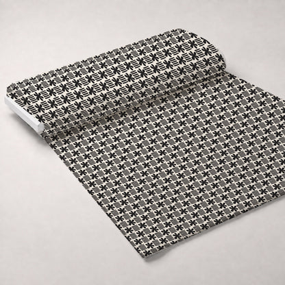 Ink Block Print Pattern 16 Minky Fabric