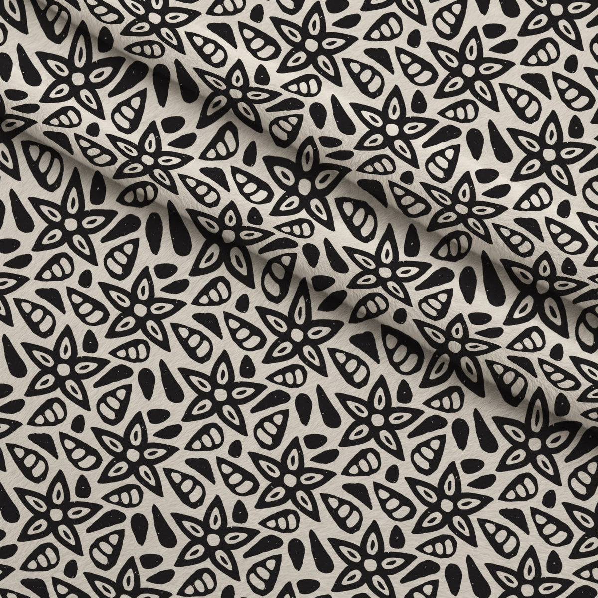 Ink Block Print Pattern 17 Minky Fabric