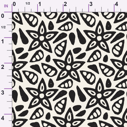 Ink Block Print Pattern 17 Minky Fabric