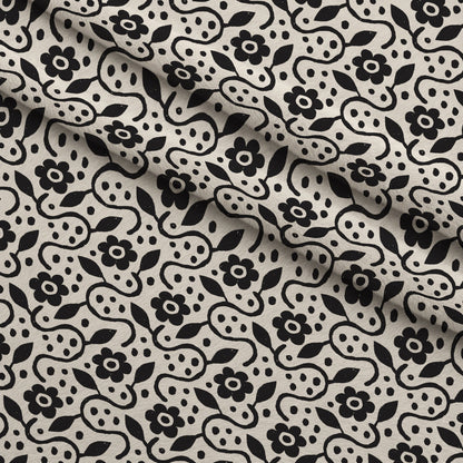 Ink Block Print Pattern 19 Minky Fabric