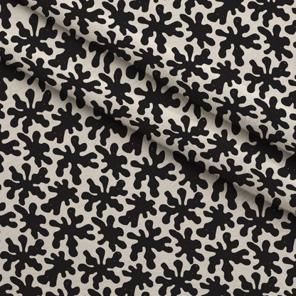 Ink Block Print Pattern 2 Minky Fabric