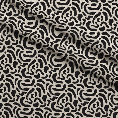 Ink Block Print Pattern 4 Minky Fabric