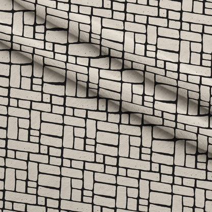 Ink Block Print Pattern 5 Minky Fabric