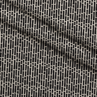 Ink Block Print Pattern 6 Minky Fabric
