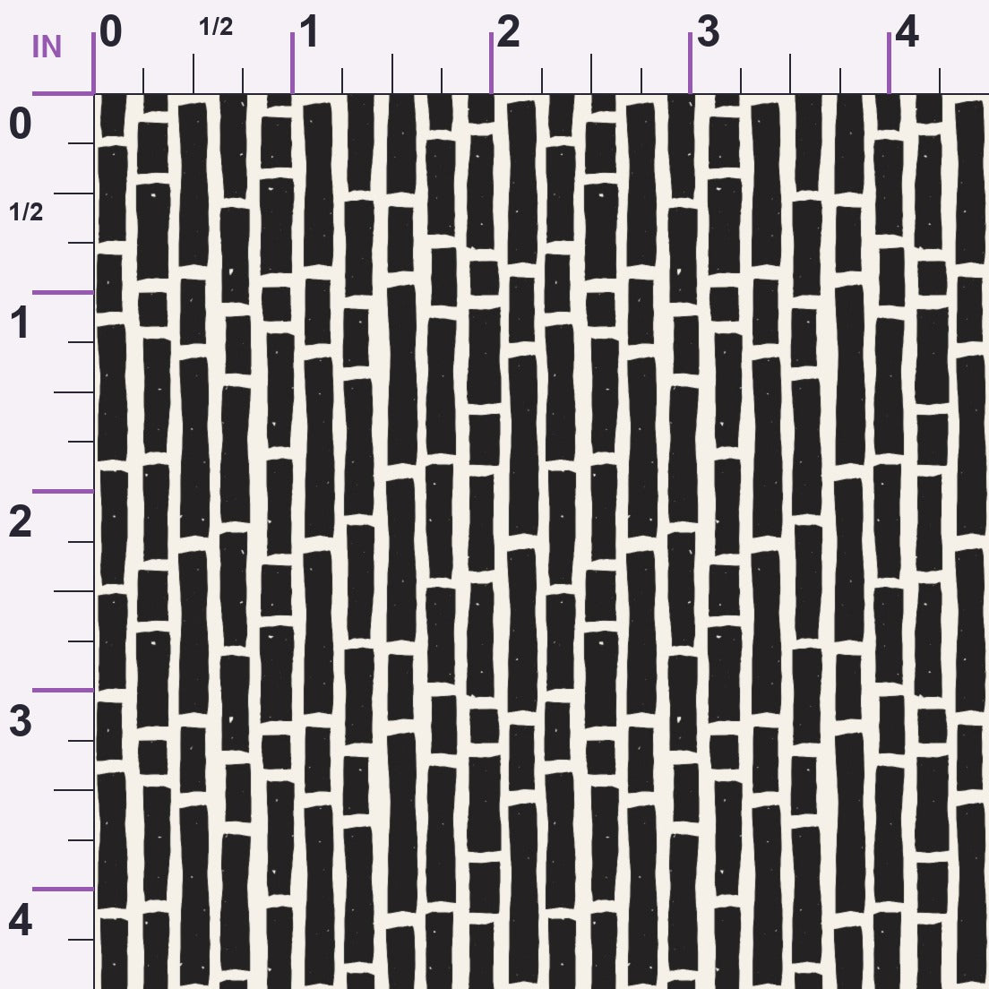 Ink Block Print Pattern 6 Minky Fabric
