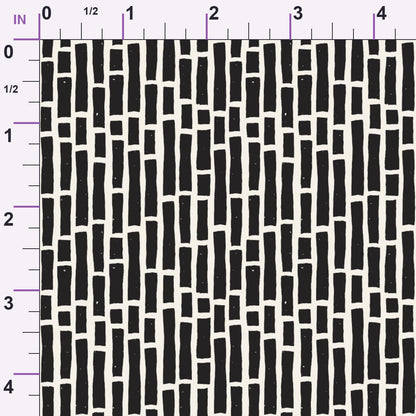 Ink Block Print Pattern 6 Minky Fabric