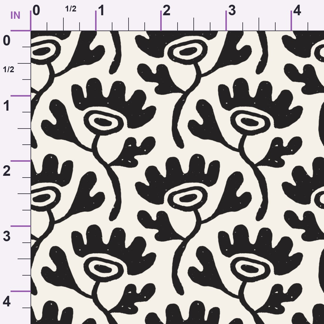 Ink Block Print Pattern 7 Minky Fabric