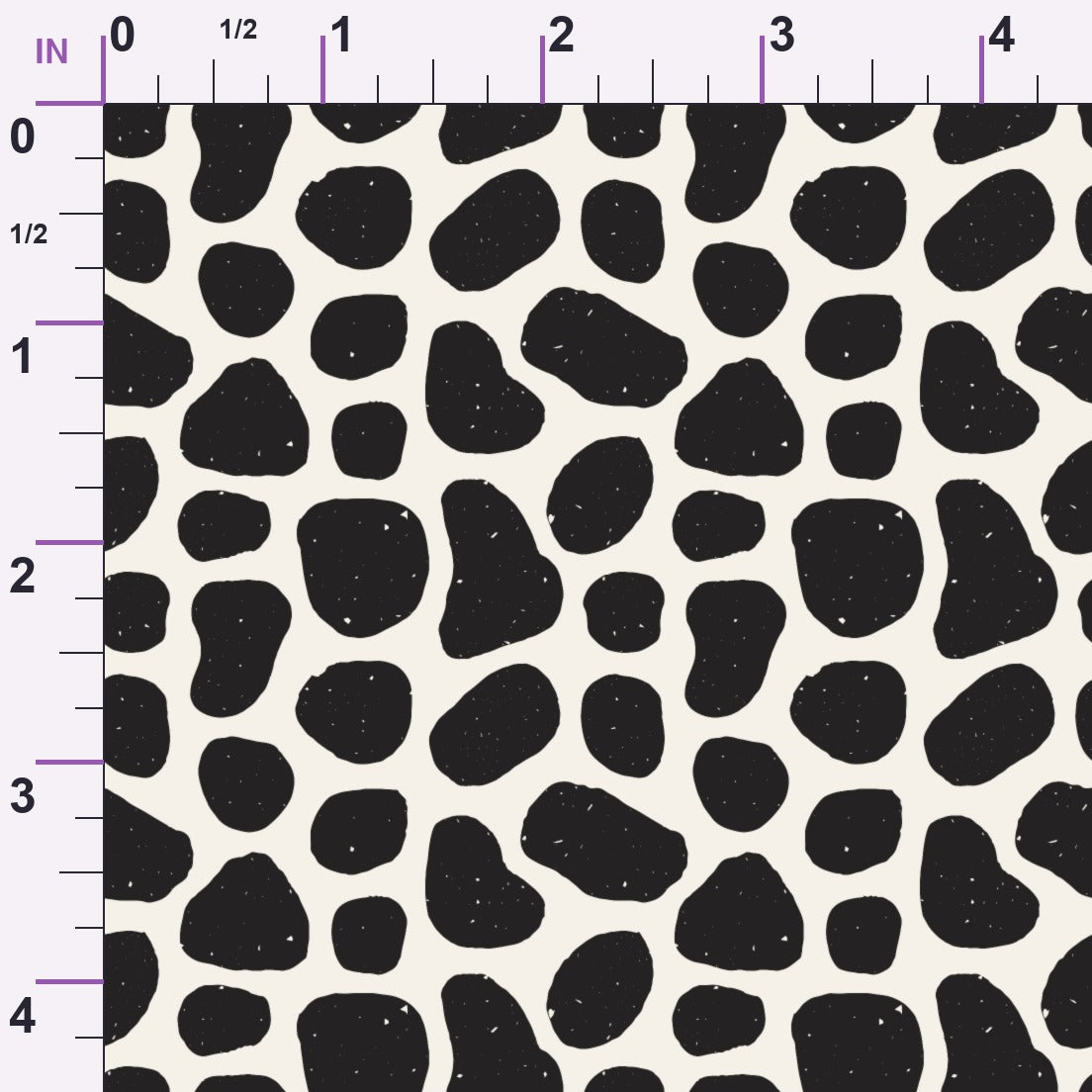 Ink Block Print Pattern 8 Minky Fabric
