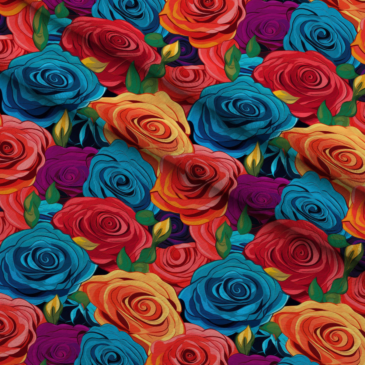 Inked Blooms Pattern 9 Minky Fabric