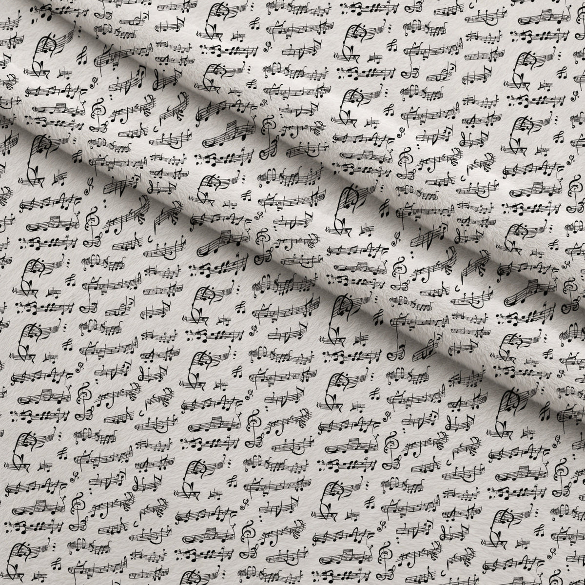 Inked Melodies Pattern 7 Minky Fabric