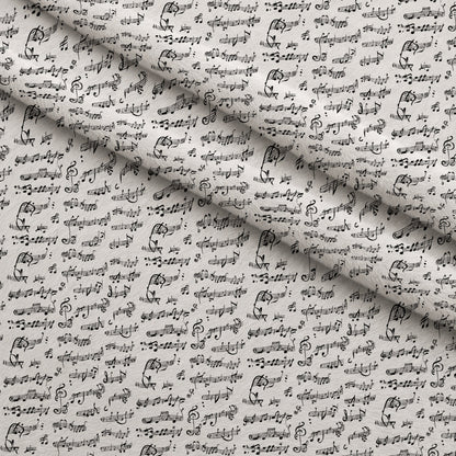Inked Melodies Pattern 7 Minky Fabric