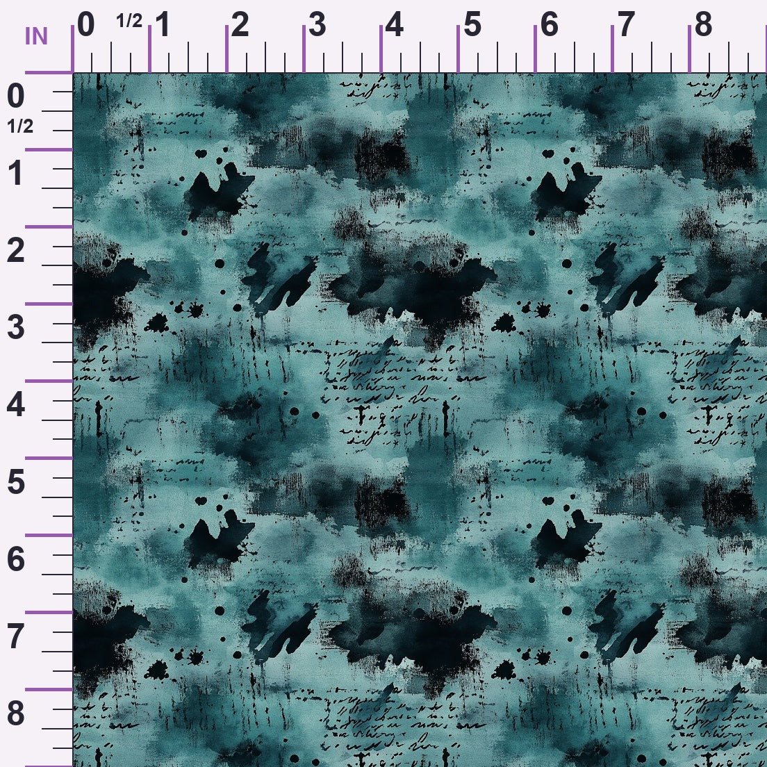 Inkwash Manuscript Pattern 11 Minky Fabric