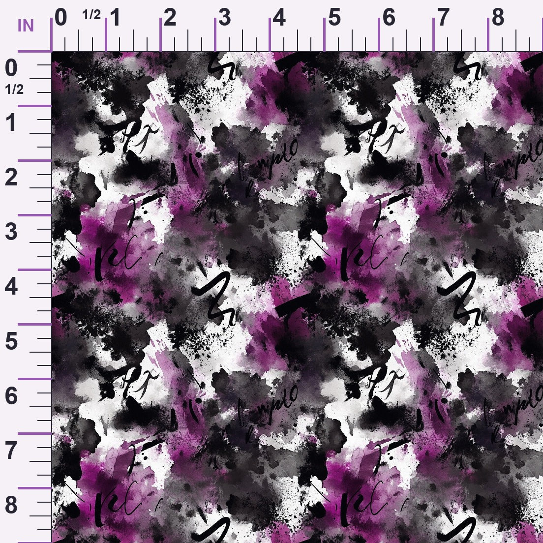 Inkwash Manuscript Pattern 4 Minky Fabric