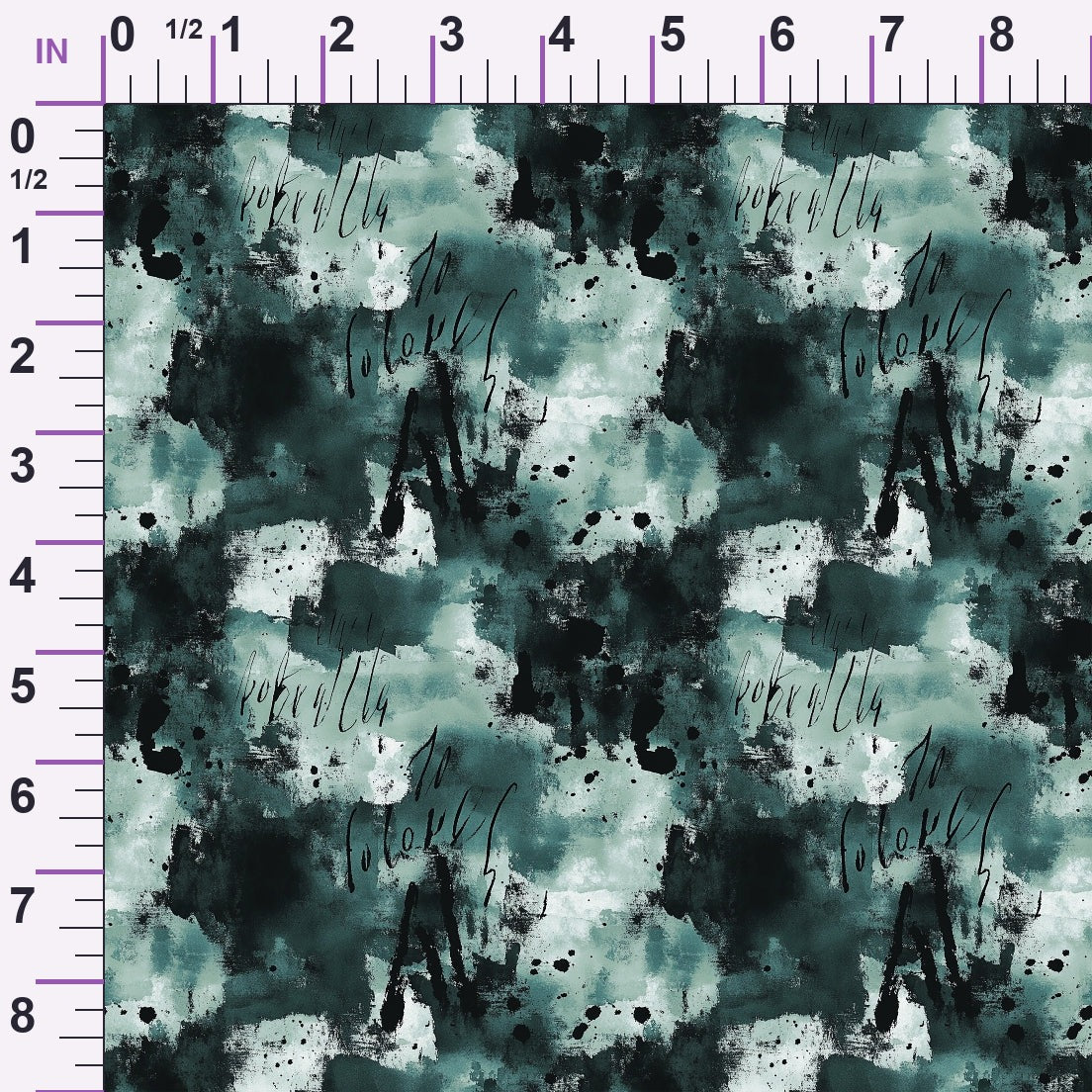Inkwash Manuscript Pattern 5 Minky Fabric