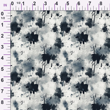 Inkwash Manuscript Pattern 9 Minky Fabric