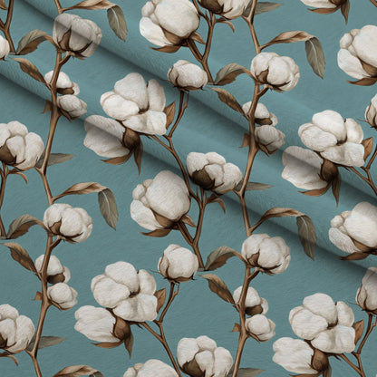 Ivory Boll Harvest Pattern 2 Minky Fabric